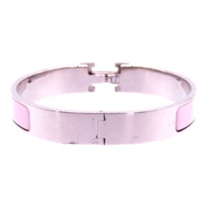 HERMES Bangle metal pink Click crack PM | AlmaBagz