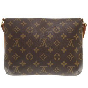LOUIS VUITTON Shoulder Bag M51388 Monogram canvas Brown Monogram Musette Tango Long Strap | AlmaBagz