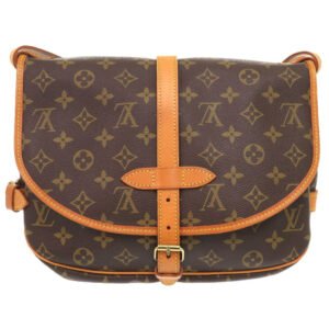 LOUIS VUITTON Shoulder Bag M42256 Monogram canvas Brown Monogram Saumur 30 Women Used | AlmaBagz