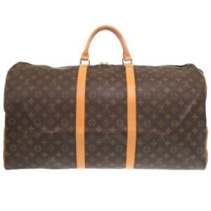 LOUIS VUITTON Boston Duffel bag M41422 Monogram canvas Brown Monogram Keepall 60 mens Used | AlmaBagz