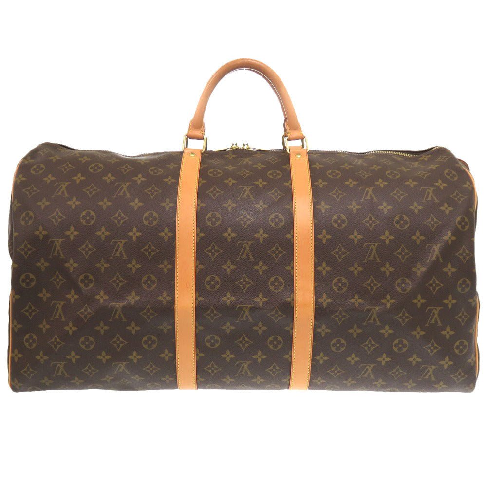 LOUIS VUITTON Boston Duffel bag M41422 Monogram canvas Brown Monogram Keepall 60 mens Used | AlmaBagz