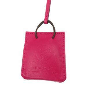 HERMES key ring Anyo Miro Rose mexico Bag charm sack orange Women(Unisex) Used | AlmaBagz