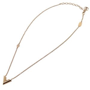 LOUIS VUITTON Necklace M00857 metal gold Necklace Essential V Women Used | AlmaBagz