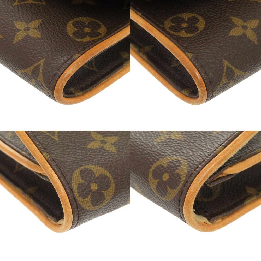 LOUIS VUITTON Shoulder Bag M51854 Monogram canvas Brown Monogram Pochette Twin PM | AlmaBagz - Image 6