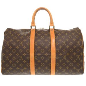 LOUIS VUITTON Boston Duffel bag M41428 Monogram canvas Brown Monogram Keepall 45 | AlmaBagz