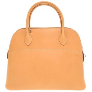 HERMES Handbag Vaux Chamonix Natural Sable Bored 31 | AlmaBagz
