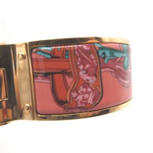 HERMES Bangle metal Rose gold Charniere GM | AlmaBagz