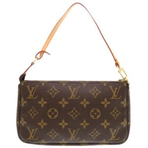 LOUIS VUITTON Pouch M51980 Monogram canvas Brown Monogram Pochette Accessories Women Used | AlmaBagz
