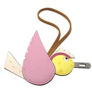 HERMES key ring Epsom Morve Silvestre Bag charm bird birdie Women(Unisex) Used | AlmaBagz