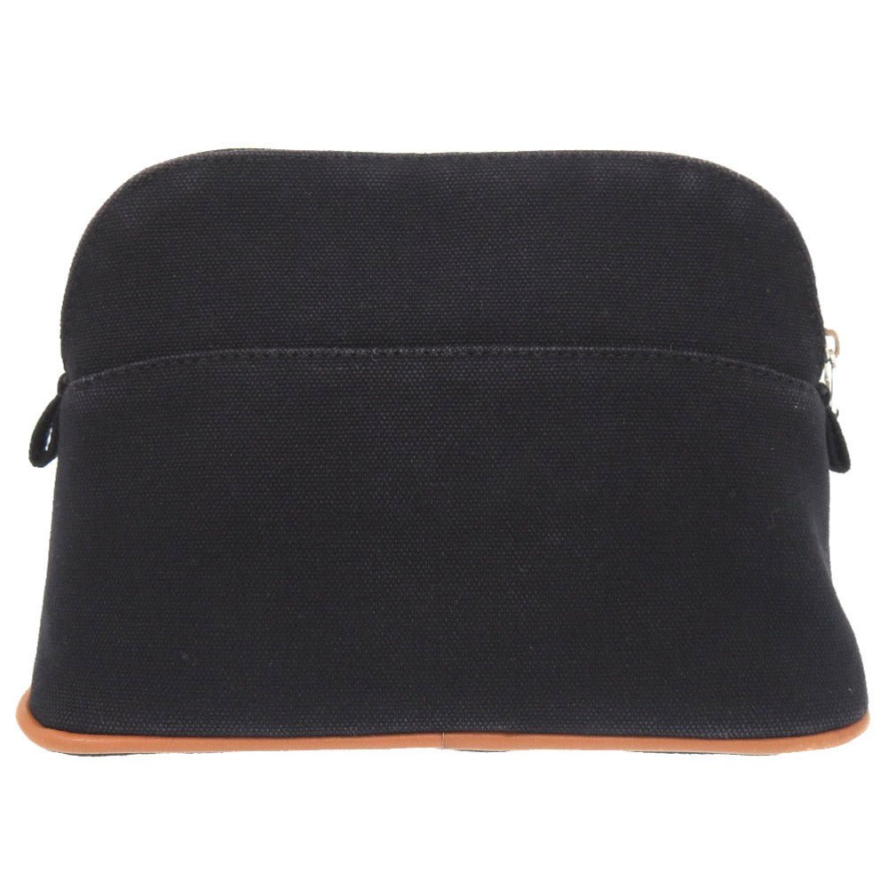 HERMES Pouch canvas black Bored pouch 20 | AlmaBagz