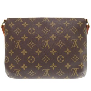 LOUIS VUITTON Shoulder Bag M51257 Monogram canvas Brown Monogram Musette Tango Short Strap | AlmaBagz