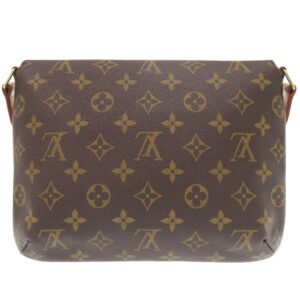 LOUIS VUITTON Shoulder Bag M51257 Monogram canvas Brown Monogram Musette Tango Short Strap | AlmaBagz