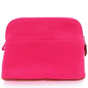 HERMES Pouch Cotton canvas pink Bored pouch 20 Women Used | AlmaBagz