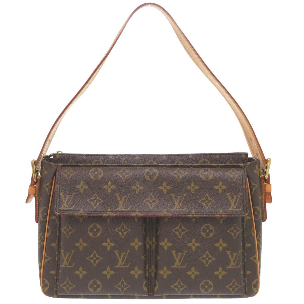 LOUIS VUITTON Shoulder Bag M51163 Monogram canvas Brown Monogram Vivasite GM Women Used | AlmaBagz - Image 8