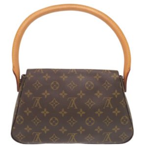 LOUIS VUITTON Handbag M51147 Monogram canvas Brown Monogram Mini Looping Women Used | AlmaBagz