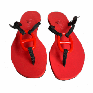 Hermes Kala Nera Sandals Rouge | AlmaBagz