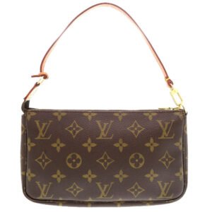 LOUIS VUITTON Pouch M51980 Monogram canvas Brown Monogram Pochette Accessories Women Used | AlmaBagz