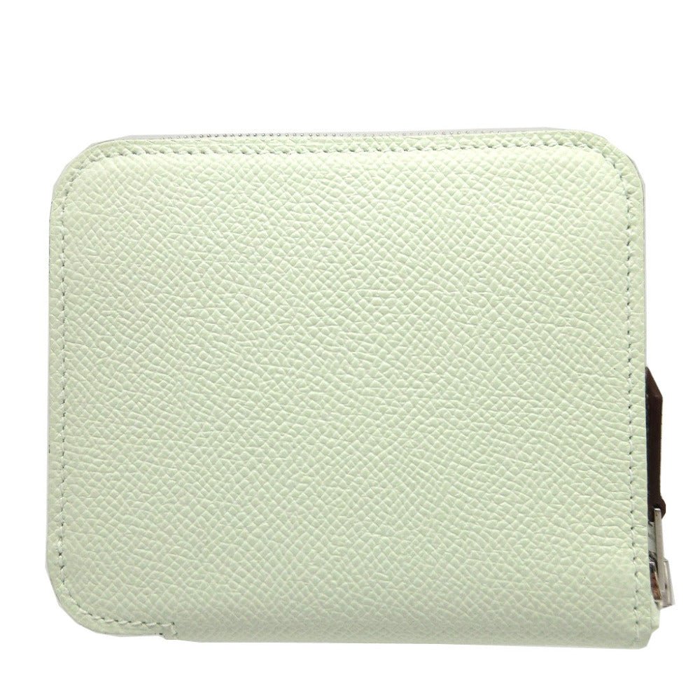 HERMES Coin case Epsom, Silk Veil Fizz Zip Around Azap compact silk in Women(Unisex) Used | AlmaBagz