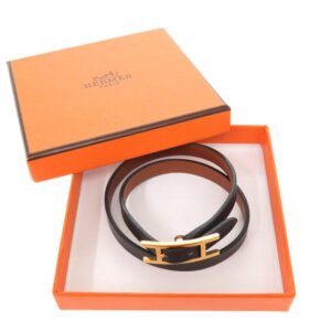 HERMES bracelet Vaux Swift Noir Beapi de Bourtour | AlmaBagz