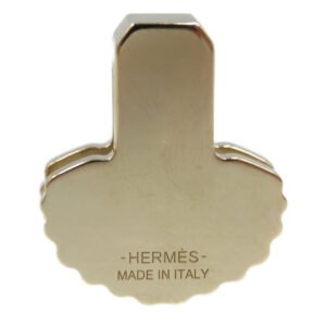 HERMES Scarf ring metal gold Twilly Ring Epaulette | AlmaBagz