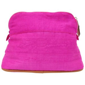 HERMES Pouch silk Rose Pivoine Hermes Bolide Pouch 16 Silk Women Used | AlmaBagz