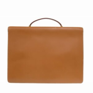 HERMES Briefcase Vaux Chamonix natural vintage Danube 38 | AlmaBagz
