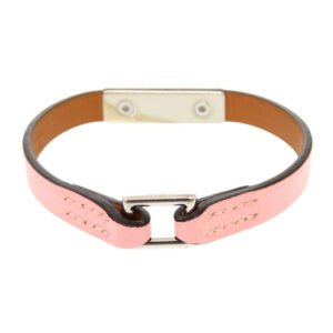 HERMES bracelet Vaux Swift Rose cherry Micro kelly Women Used | AlmaBagz