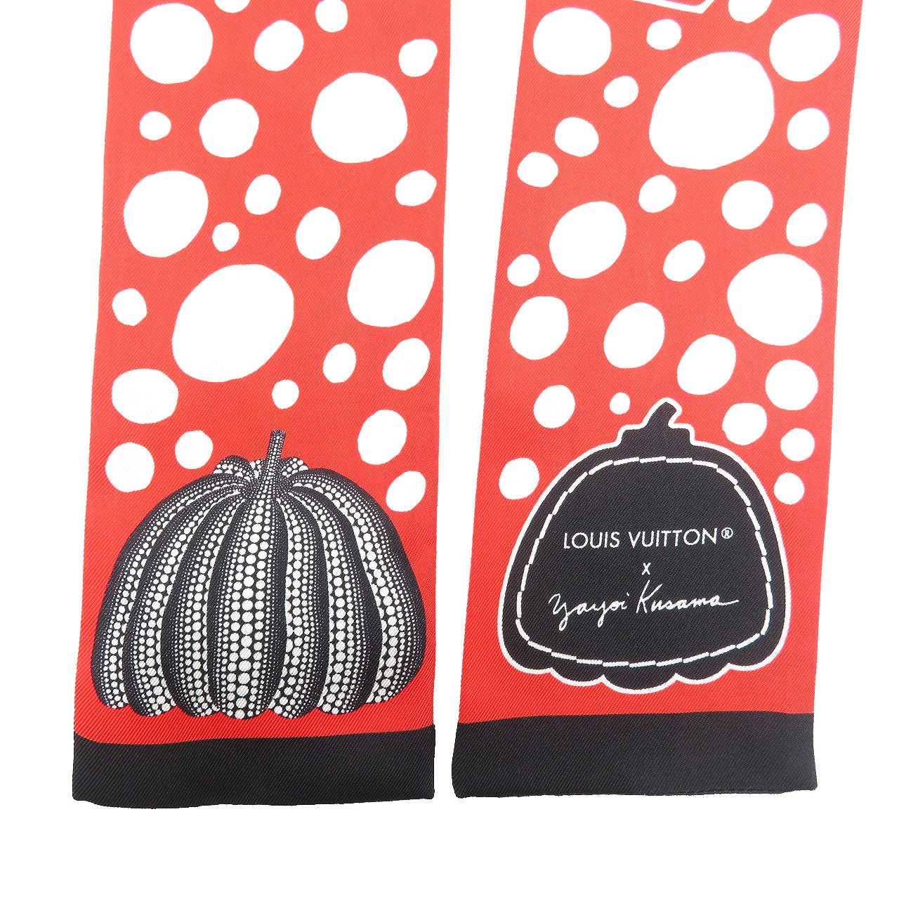 LOUIS VUITTON scarf silk Red LVxYK Bando Infinity Dot | AlmaBagz - Image 2