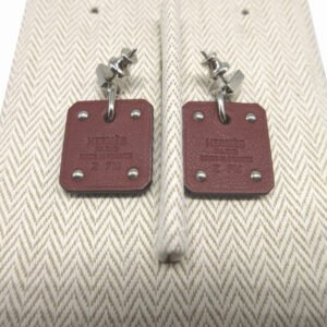 HERMES Pierce Leather, Metal Brown Asdukour | AlmaBagz