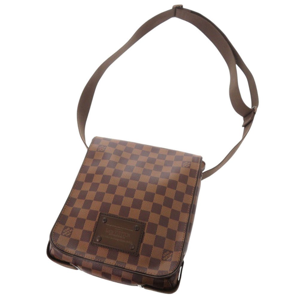 LOUIS VUITTON Shoulder Bag N51210 Damier canvas Ebene Damier Brooklyn PM mens(Unisex) Used | AlmaBagz - Image 4