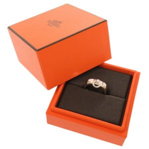 HERMES Ring H115607B Silver925 Silver Collier de Chien PM 52 | AlmaBagz