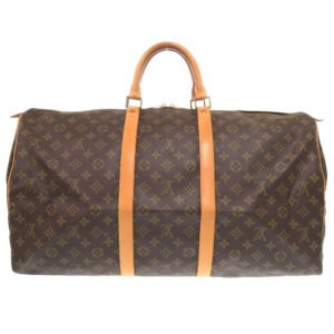LOUIS VUITTON Boston Duffel bag M41424 Monogram canvas Brown Monogram Keepall 55 | AlmaBagz