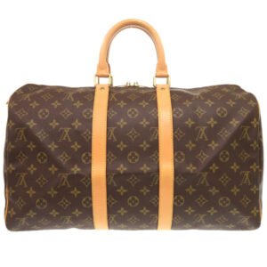 LOUIS VUITTON Boston Duffel bag M41428 Monogram canvas Brown Monogram Keepall 45 mens Used | AlmaBagz
