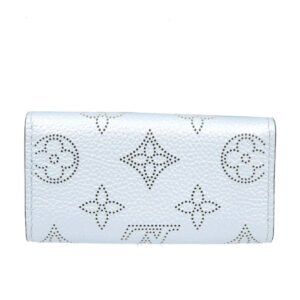 LOUIS VUITTON Key case Key holder  M81706 Monogram Mahina blue Monogram Mahina Multicles4 | AlmaBagz