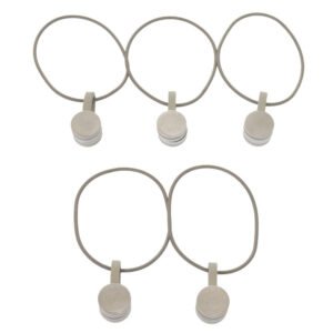 HERMES Other miscellaneous goods brass Silver Hanging set Serie scarf holder FIXATION CARRE BOITIER | AlmaBagz
