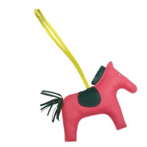 HERMES key ring Anyo Miro Rose azare Rodeo GM | AlmaBagz