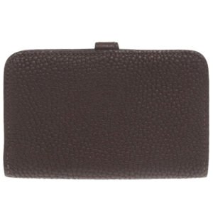 HERMES Card Case Taurillon Clemence Chocolat Dogon | AlmaBagz