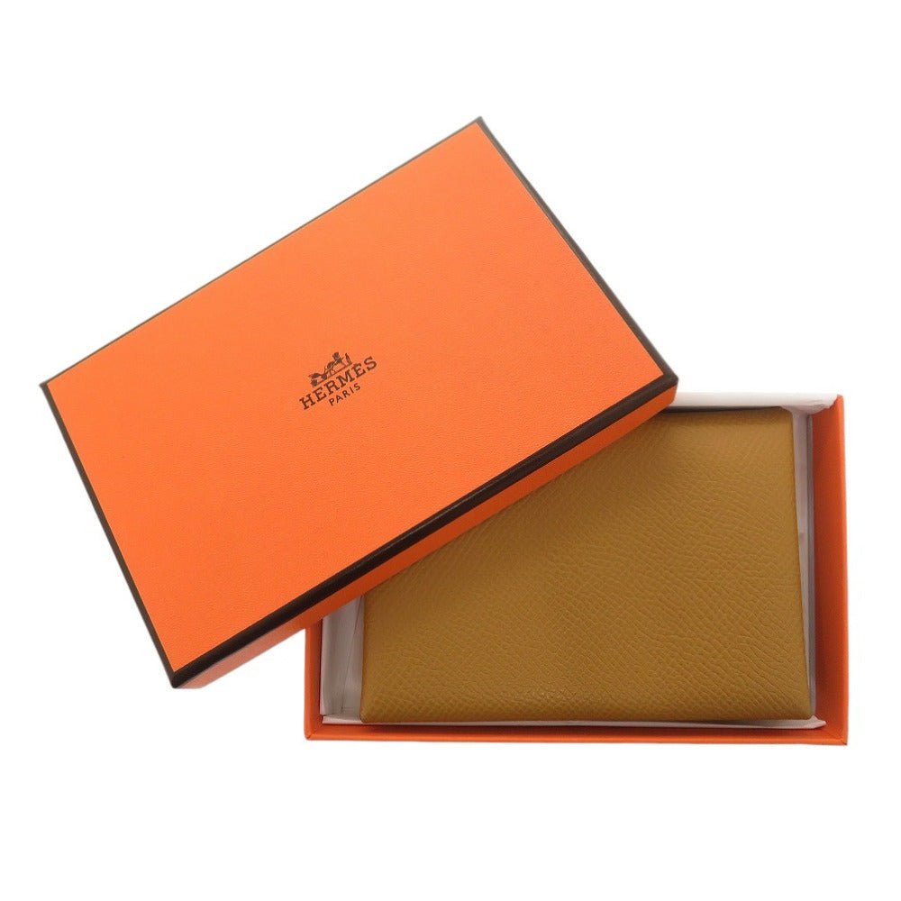 HERMES Coin case Epsom Sesame Calvi duo | AlmaBagz