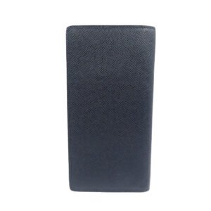 LOUIS VUITTON Long Wallet Purse M30502 Taiga Navy Taiga Portefeuille Braza | AlmaBagz
