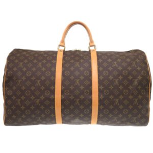 LOUIS VUITTON Boston Duffel bag M41422 Monogram canvas Brown Monogram Keepall 60 mens Used | AlmaBagz