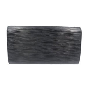 LOUIS VUITTON Long Wallet Purse M63592 Epi Leather Noir Epi Pochette Porto Monnet Credit | AlmaBagz