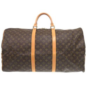 LOUIS VUITTON Boston Duffel bag M41422 Monogram canvas Brown Monogram Keepall 60 mens Used | AlmaBagz