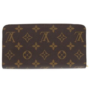 LOUIS VUITTON Long Wallet Purse M82839 Monogram canvas Brown Monogram Zippy wallet | AlmaBagz