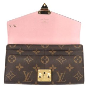 LOUIS VUITTON Long Wallet Purse M64352 Monogram canvas Brown Monogram Portefeuille Palas | AlmaBagz