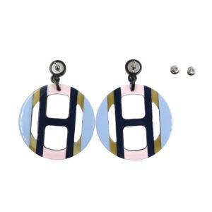 HERMES Pierce Buffalo Horn, Lacquer Ecum H Equip | AlmaBagz