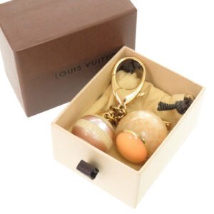 LOUIS VUITTON key ring M95507 metal Orange Bijoux Sac Mini-run Croisette | AlmaBagz