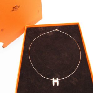 HERMES Necklace metal Ivory Pop ash | AlmaBagz