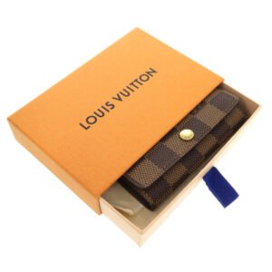 LOUIS VUITTON Key case Key holder  N62631 Damier canvas Brown Damier Multicles4 | AlmaBagz