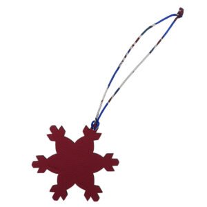 HERMES key ring Epsom, Silk pink Petite Ash Snowflake | AlmaBagz