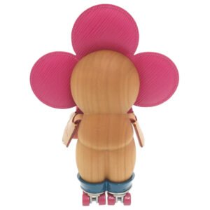 LOUIS VUITTON object GI0692 Wood, Leather pink Vivienne Roller Skates | AlmaBagz